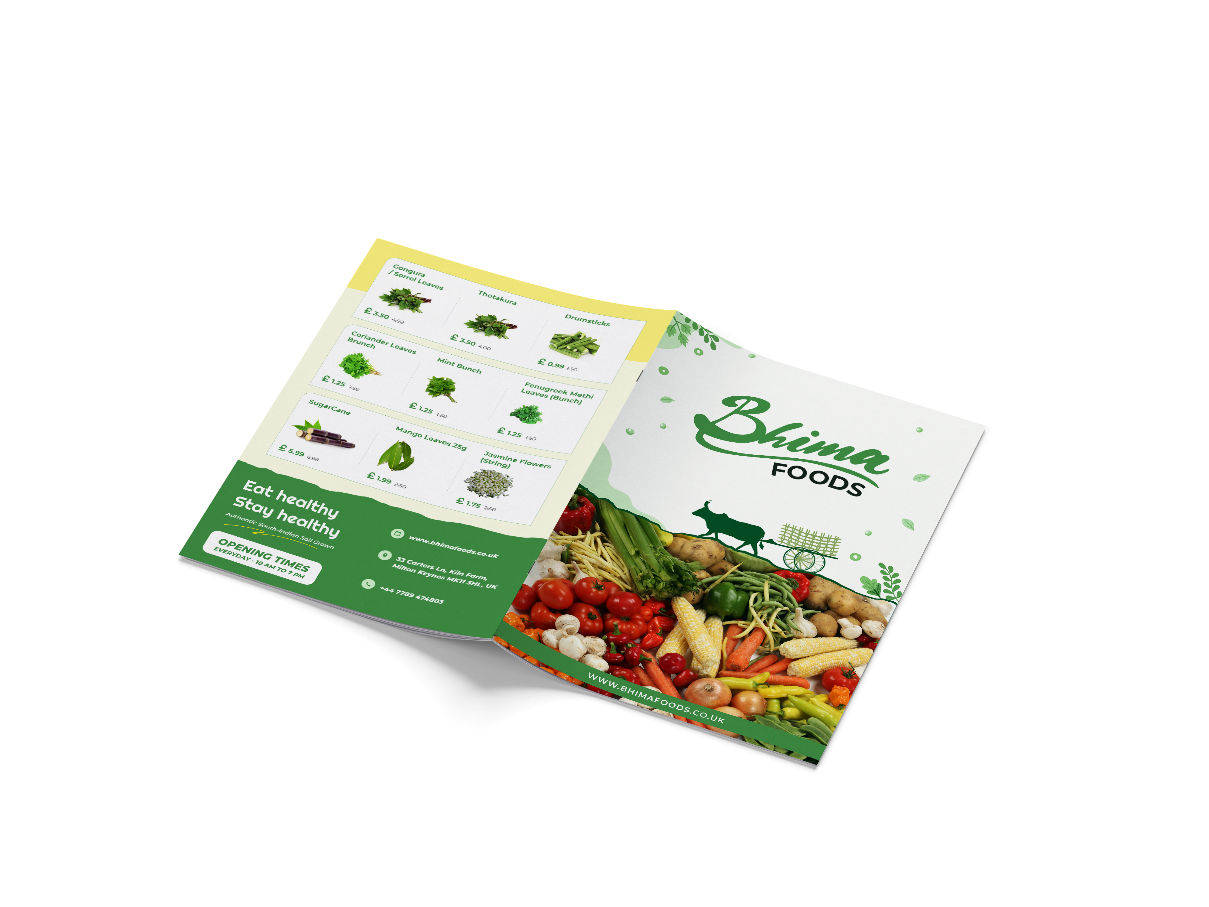 Bhima Foods branding