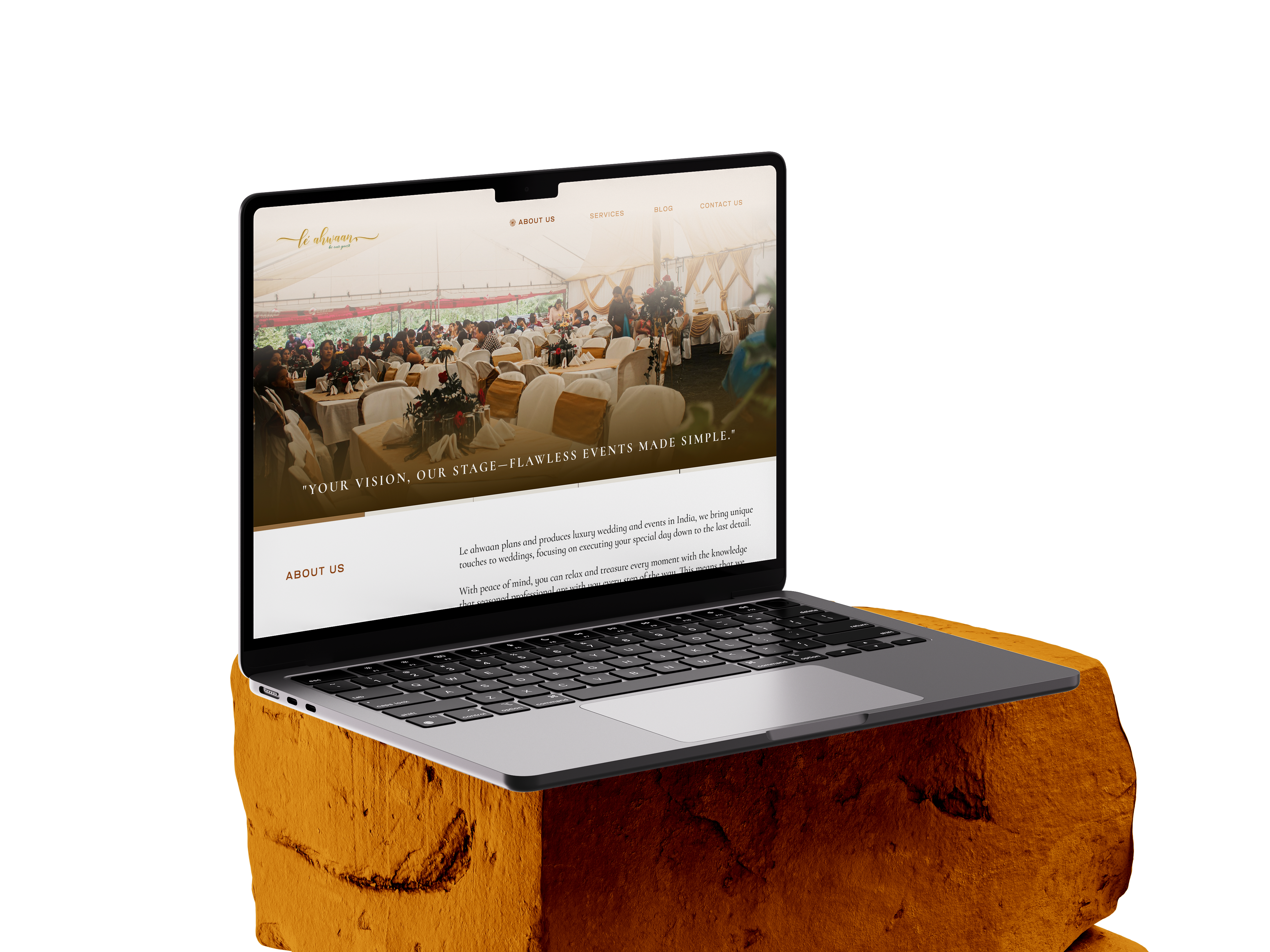 Leahwaan landing page